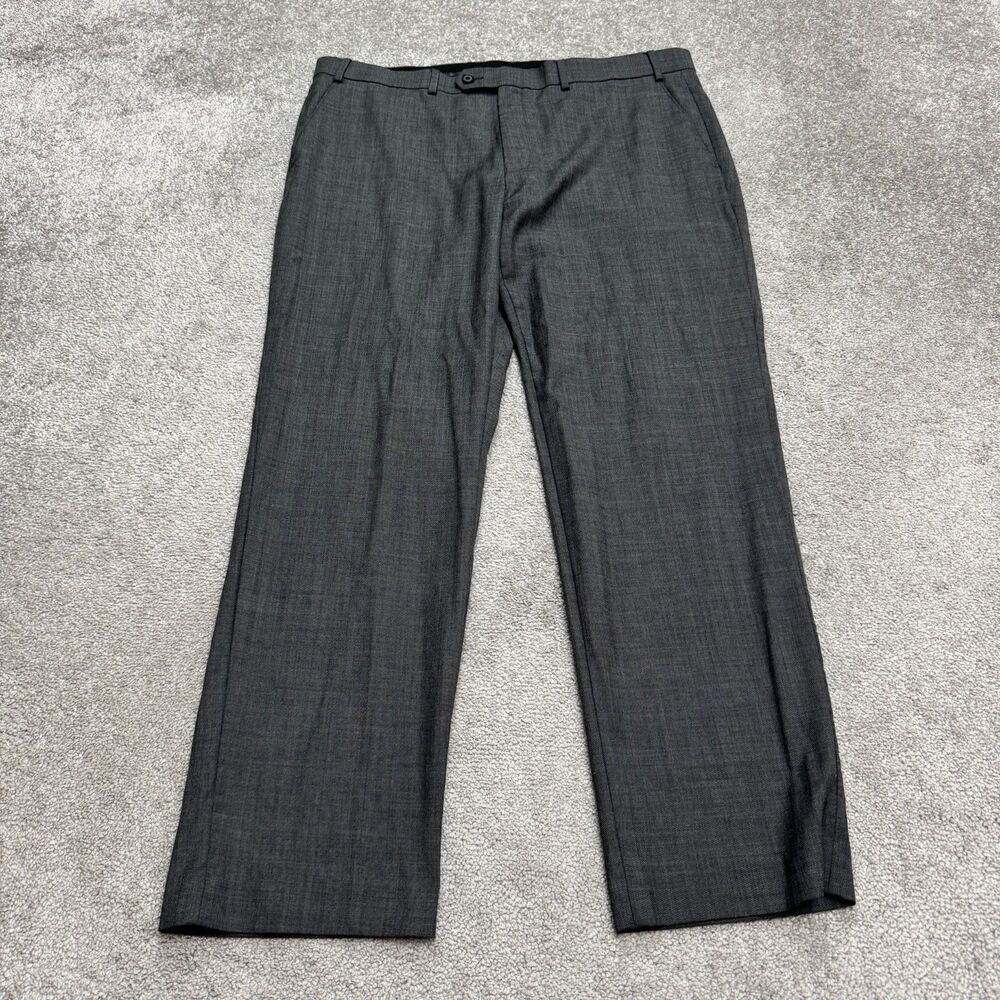 Lauren Ralph Lauren Wool Dress Pants Men 38x30 Gray Straight Leg Classic Trouser